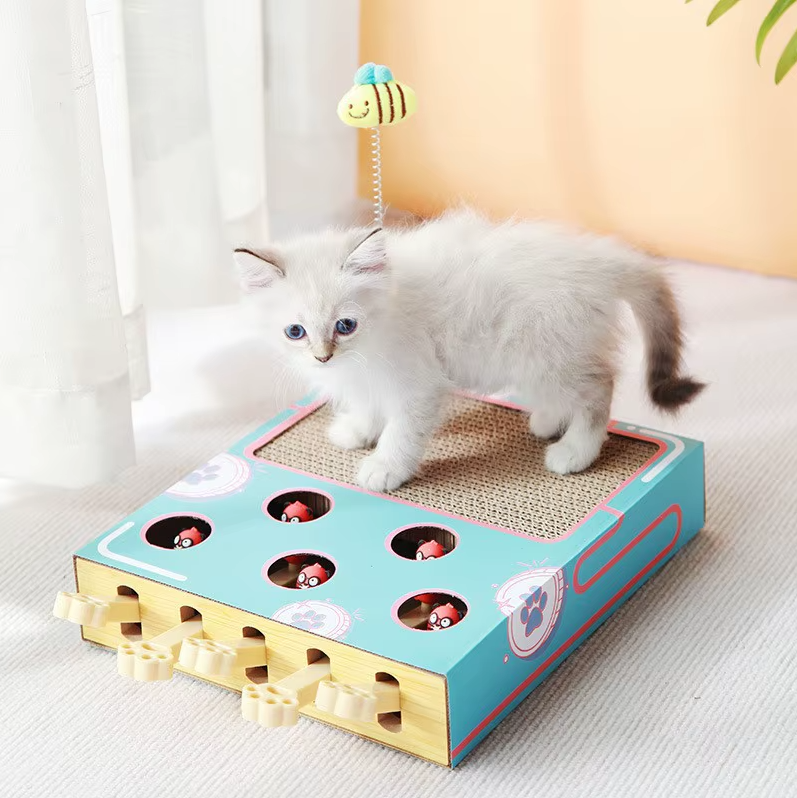 pawswhiskershop's tweet image. 🎯😺 Play + scratch in one! The Cat Whack-a-Mole Scratcher Toy keeps cats active while helping maintain healthy claws. Perfect for indoor fun &amp;amp; boredom relief. Limited stock — Shop Now! 👉 
petshoppawsandwhiskers.com/product/cat-wh… 

#CatToys #HappyCats #CatScratcher