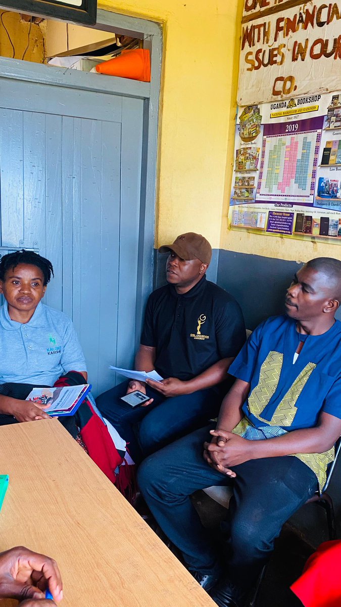 KalekeKasome's tweet photo. In a courtesy meeting with the school Admin of Kibuuka Memorial S.S.S Mpigi, we oriented staff about Menstrual Justice to eliminate Cultural stereotypes and myths surrounding MHM in our society to create supportive environment and safe spaces for girls to menstruate with dignity https://t.co/erzUsg4p70