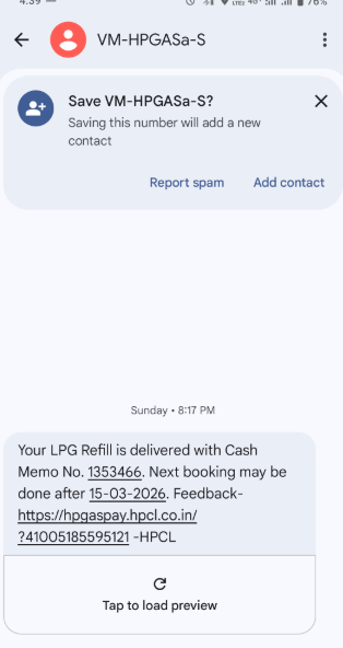 goudraks's tweet photo. @HPCL  @HPIndia  

I would like to bring to your immediate attention a serious issue regarding fraudulent activity by the distributor SHRI SURYA PRAKASH HP GRAMEENA VITARAKA (Distributor Code: 15065410).

I had booked an HP Gas cylinder for domestic use on 11-Mar-2026 with https://t.co/bxkFodRhay