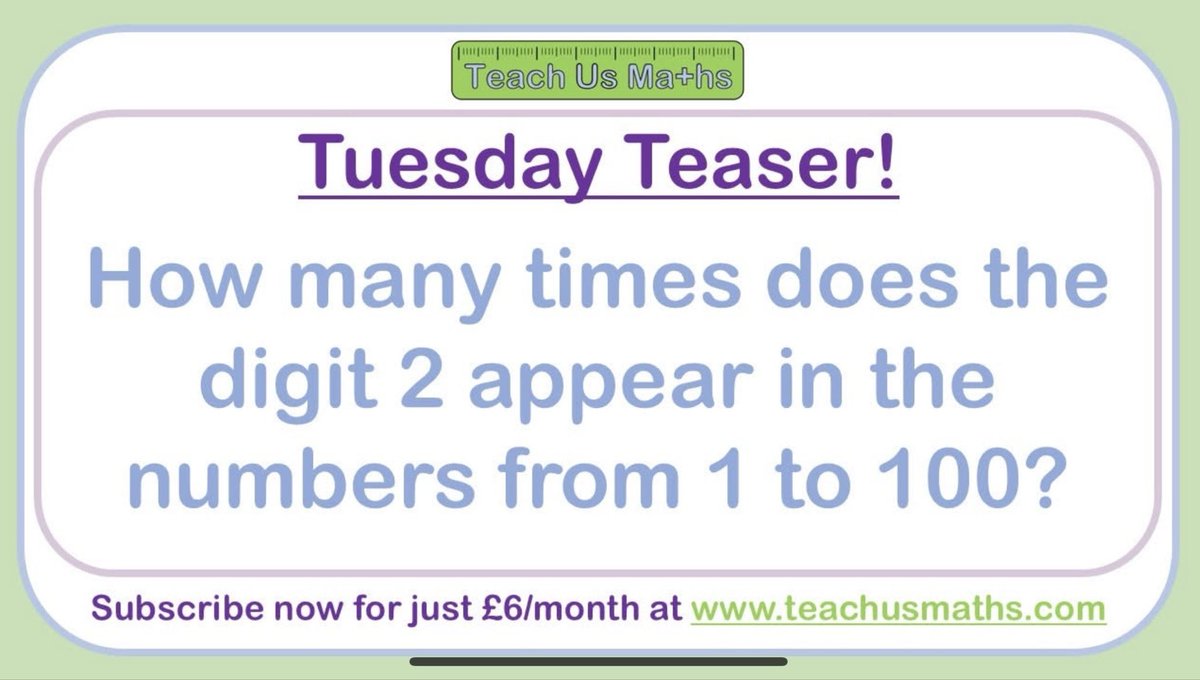 Teach Us Maths tweet media