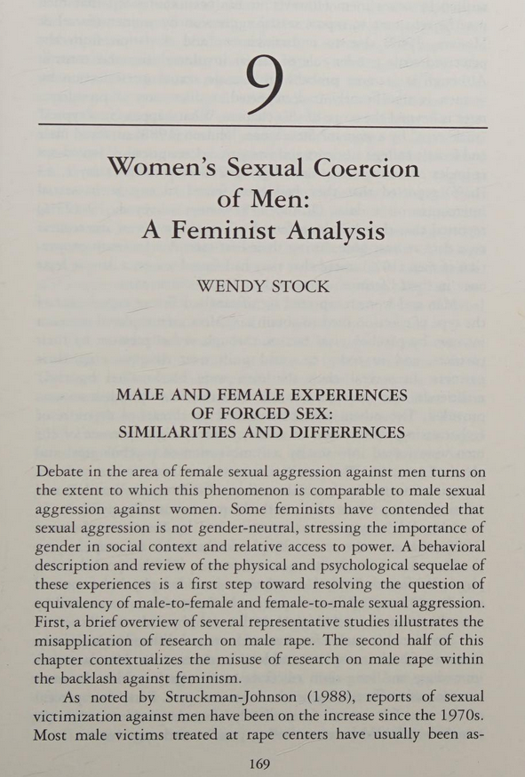 Josef_JHS's tweet photo. The irony here though is it was feminist ideology that was an obstacle to researching female abusers and wrote trash like this:
It was thanks to authors who were critical of or rejected their frameworks that led to a better understanding of the problem today. https://t.co/OsLkSOBrjh