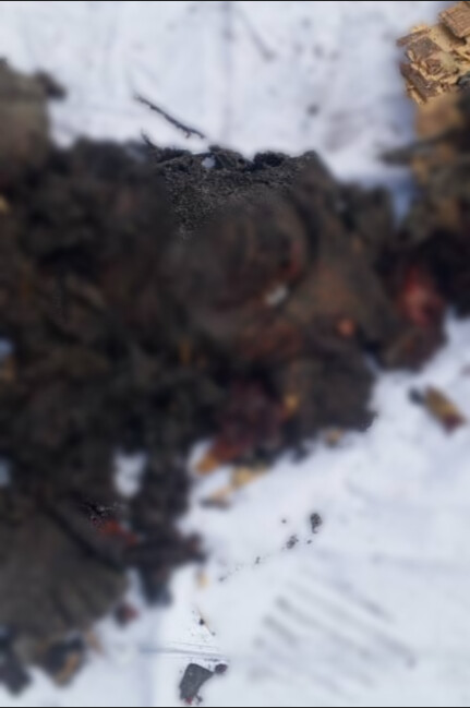 WakeelMubariz's tweet photo. Horrific scenes of some bodies burned in the hospital in Kabul, targeted by the Pakistani regime last night https://t.co/NJkoGvHZXx