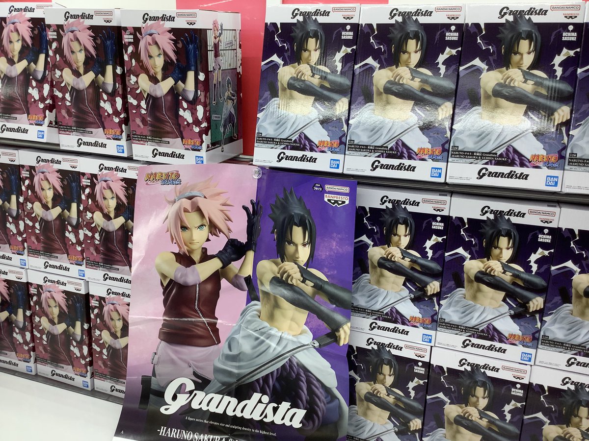 景品情報】 NARUTO-ナルト- 疾風伝 Grandista-HARUNO SAKURA ＆ UCHIHA 