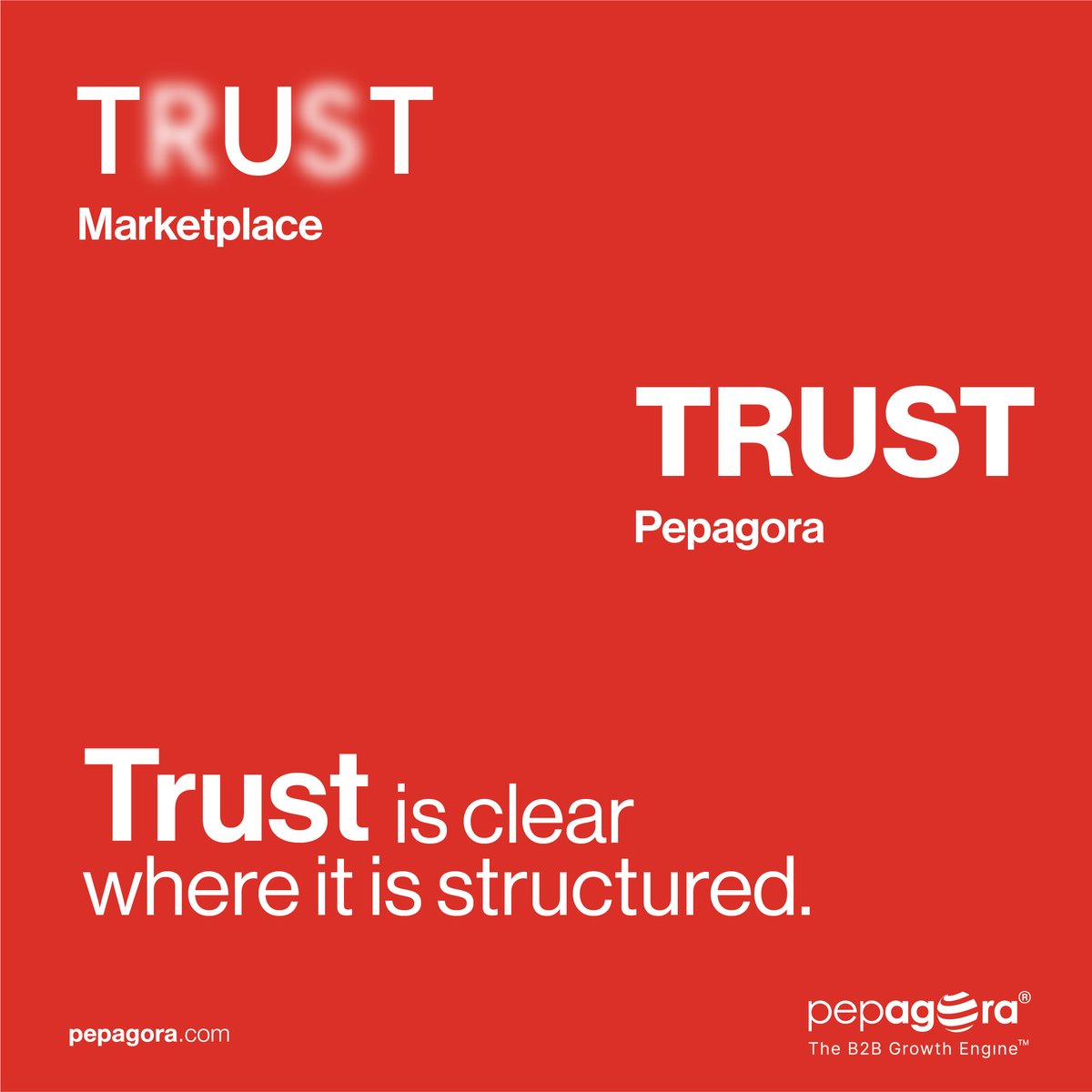 Pepagora's tweet photo. Trust can appear present. But without structure, confidence blurs. On Pepagora, trust isn’t implied - it’s built in. Trust is clear where it is structured. 

Explore: https://t.co/HE7xKdVZdc #b2bcommerce 

#globaltrade #digitalmarketplace #businesstrust #pepagora https://t.co/UDBwbRV6Jo