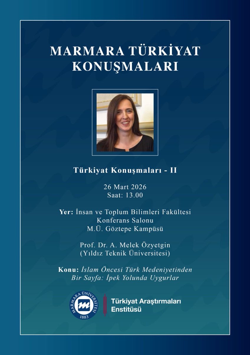 Marmara Üni. Türkiyat Araştırmaları Enstitüsü tweet media