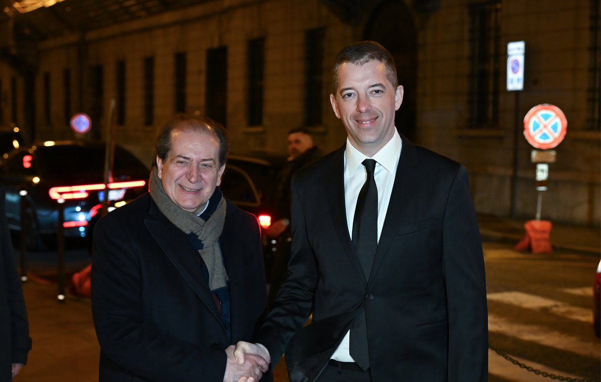 markodjuric's tweet image. In the lead-up to the #30th anniversary of the CEI, I met with the Secretary General, Franco Dal Mas, and conveyed our pleasure to participate in the work of this pioneering initiative.

With strengthening regional #cooperation remaining one of our key priorities and a driver of