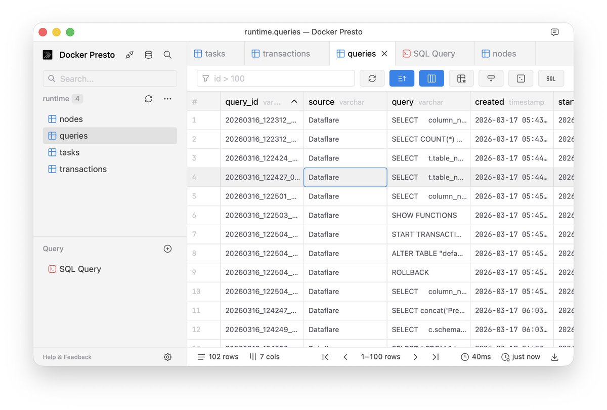 Dataflare tweet media