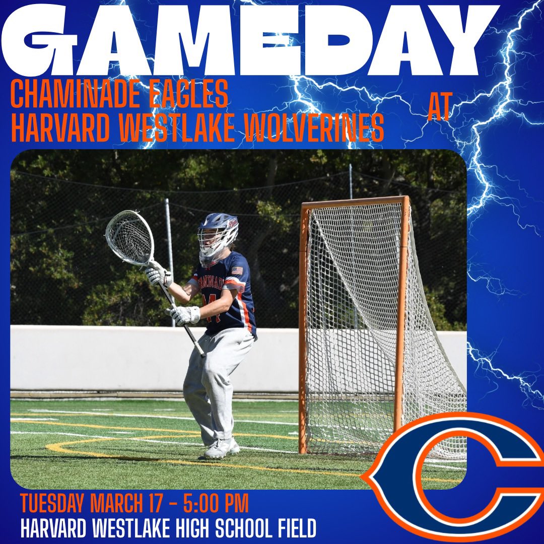 ChaminadeLax's tweet photo. 🥍🚌🥍Game Day 🚨🥍🚌🥍
@ChaminadeLax vs @hwathletics 
📅 ☘️ 3/17/26
⏰ 5:00PM
📍 Harvard Westlake Upper School
@Chaminadesports @EliavAppelbaum @latsondheimer @Tarek_Fattal @latimessports @JLA_Sports @LoviSports @DamianCalhoun https://t.co/FHATuZOYfq
