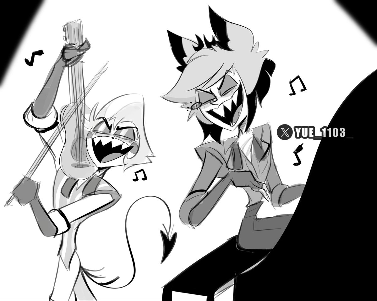 🍎 🦌: 🎶…!

#alastor #lucifer #hazbinhotel #radioapple