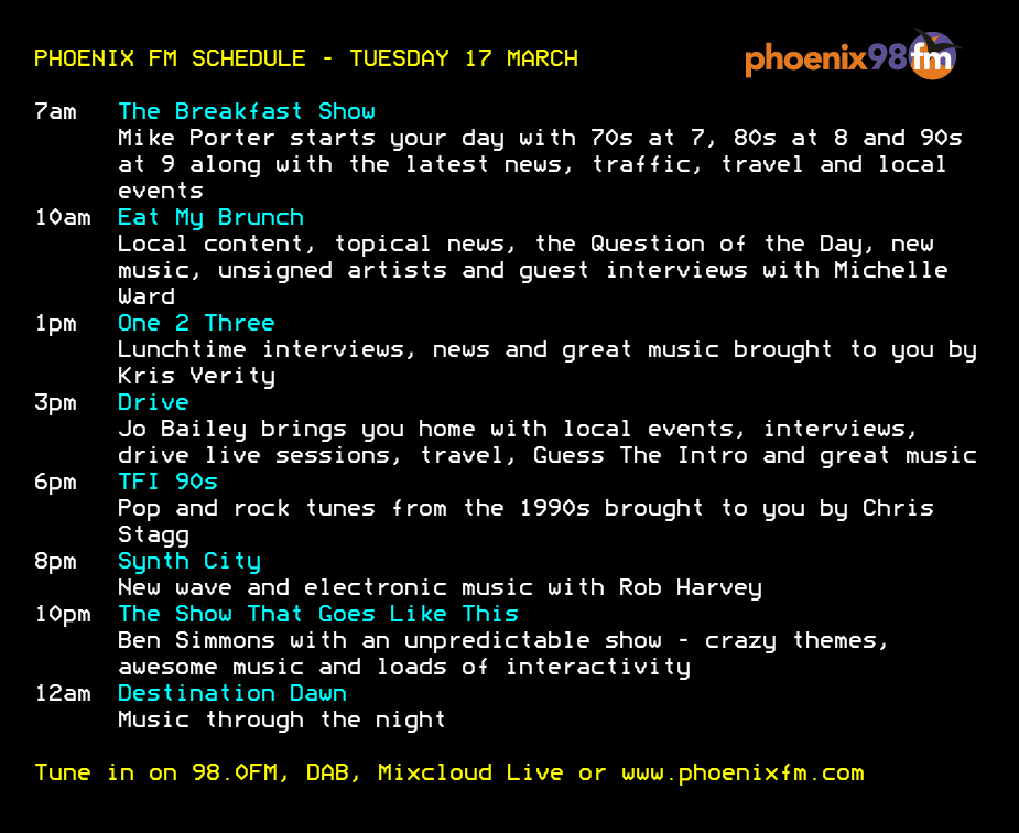 Phoenix FM (we're on 🦋) tweet media