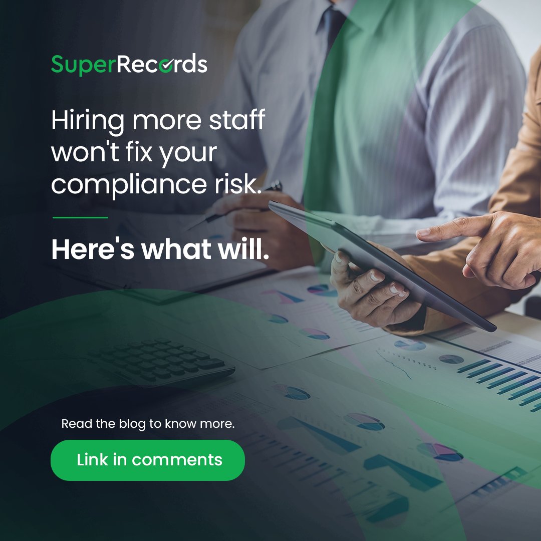 SuperRecordsAU's tweet photo. Audit compliance failures aren't a knowledge problem. They're an execution problem. Volume breaks processes. Standardisation fixes them. When the factory work is centralised, Partners review judgement, not hygiene. Read the blog here: https://t.co/bNnSZl5E3Z #AuditCompliance https://t.co/PAOBAhC57S