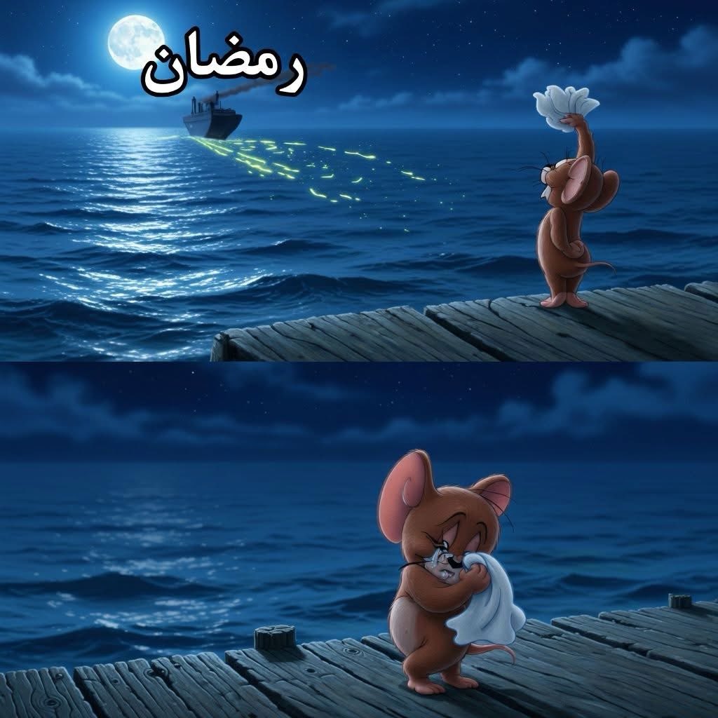 "ودَاعًا رمضان وإن كان بالعمر مُلْتقي فلنلتقي بأحسن حالٍ."💙