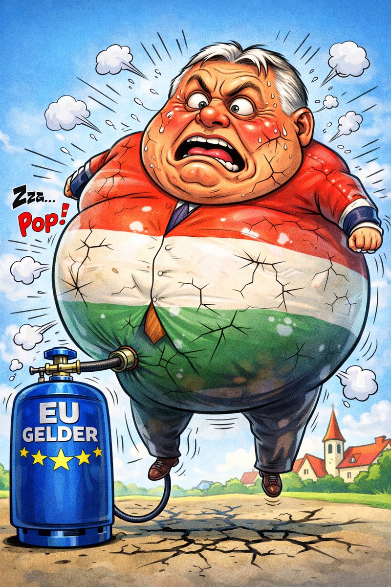 In einem Monat platzt der Ballon.😎
Dann fallen Milliarden Euro aus der EU in Ungarn vom Himmel..
Fuck Orban!