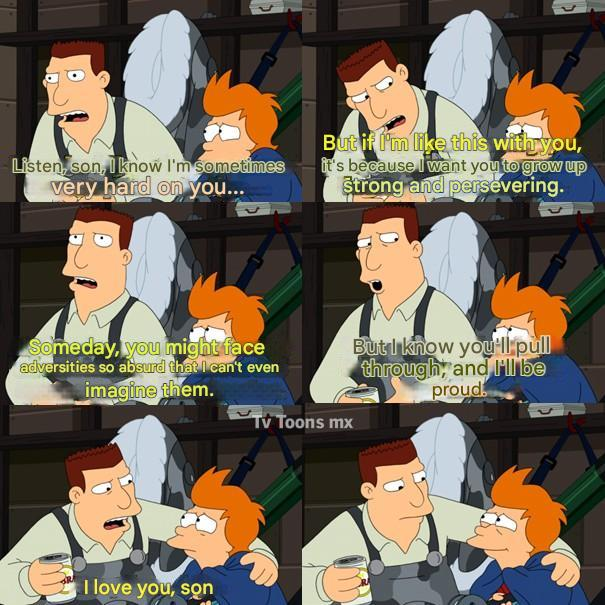 An actual wholesome moment with him.