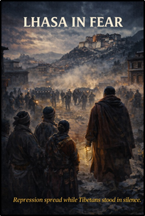 Silence after repression can feel crushing, but it cannot erase truth. What happened still lives in remembrance, grief, and spiritual resilience. 🌫️ #DalaiLama #1959Uprising
