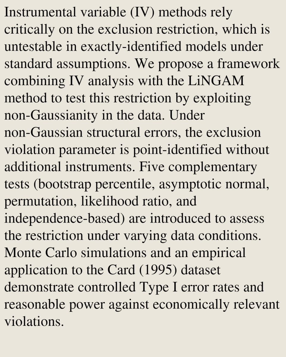 Econometrics tweet media