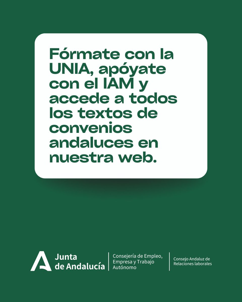 Consejo Andaluz de Relaciones Laborales tweet media