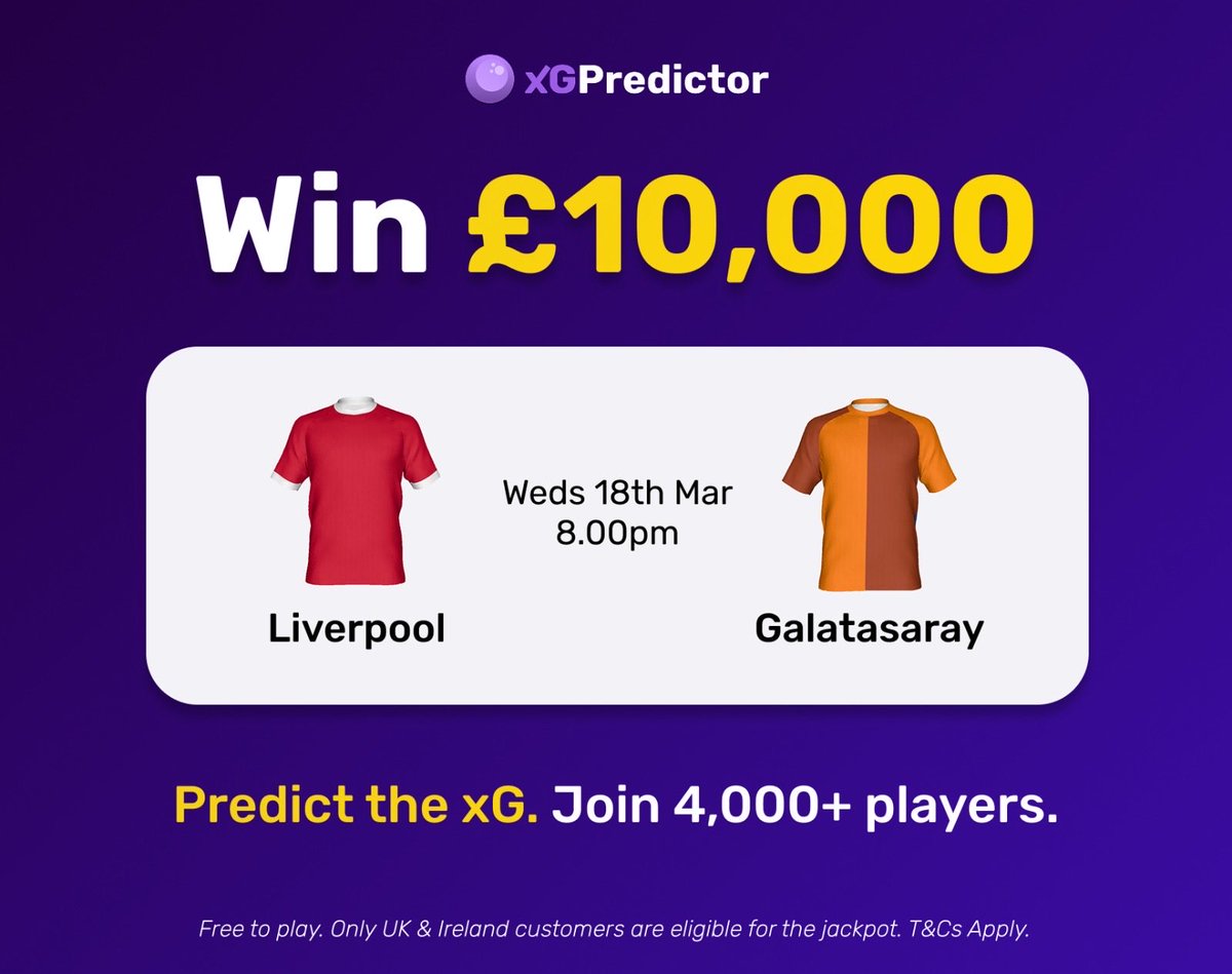 xG Predictor tweet media