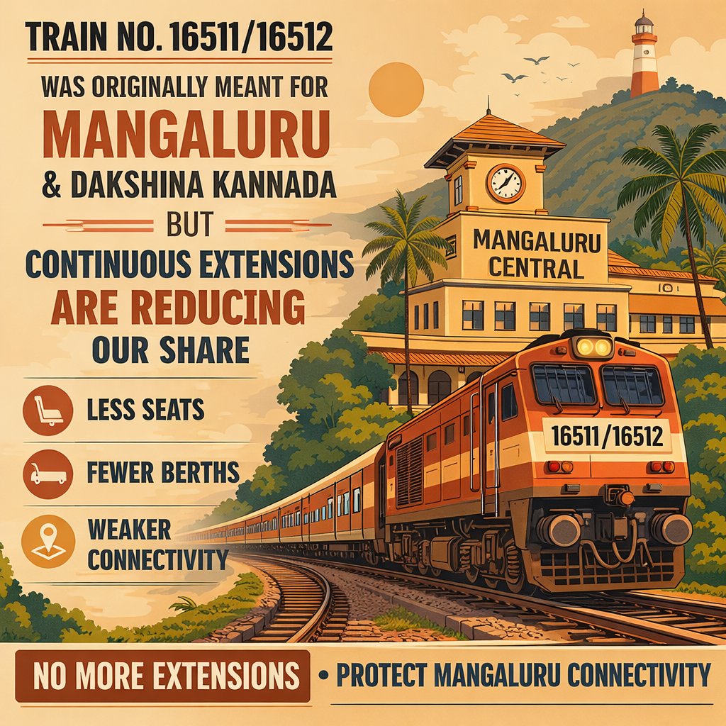 Dakshina Kannada District Railway Users tweet media