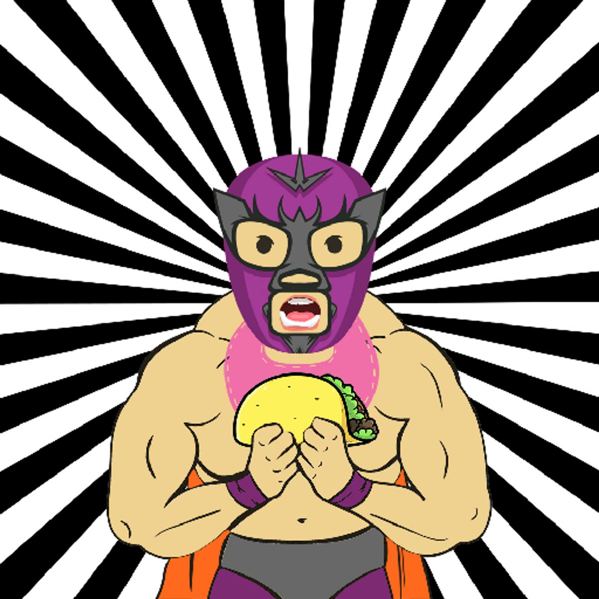 LUCHADOR LUNCH HOUR tweet media