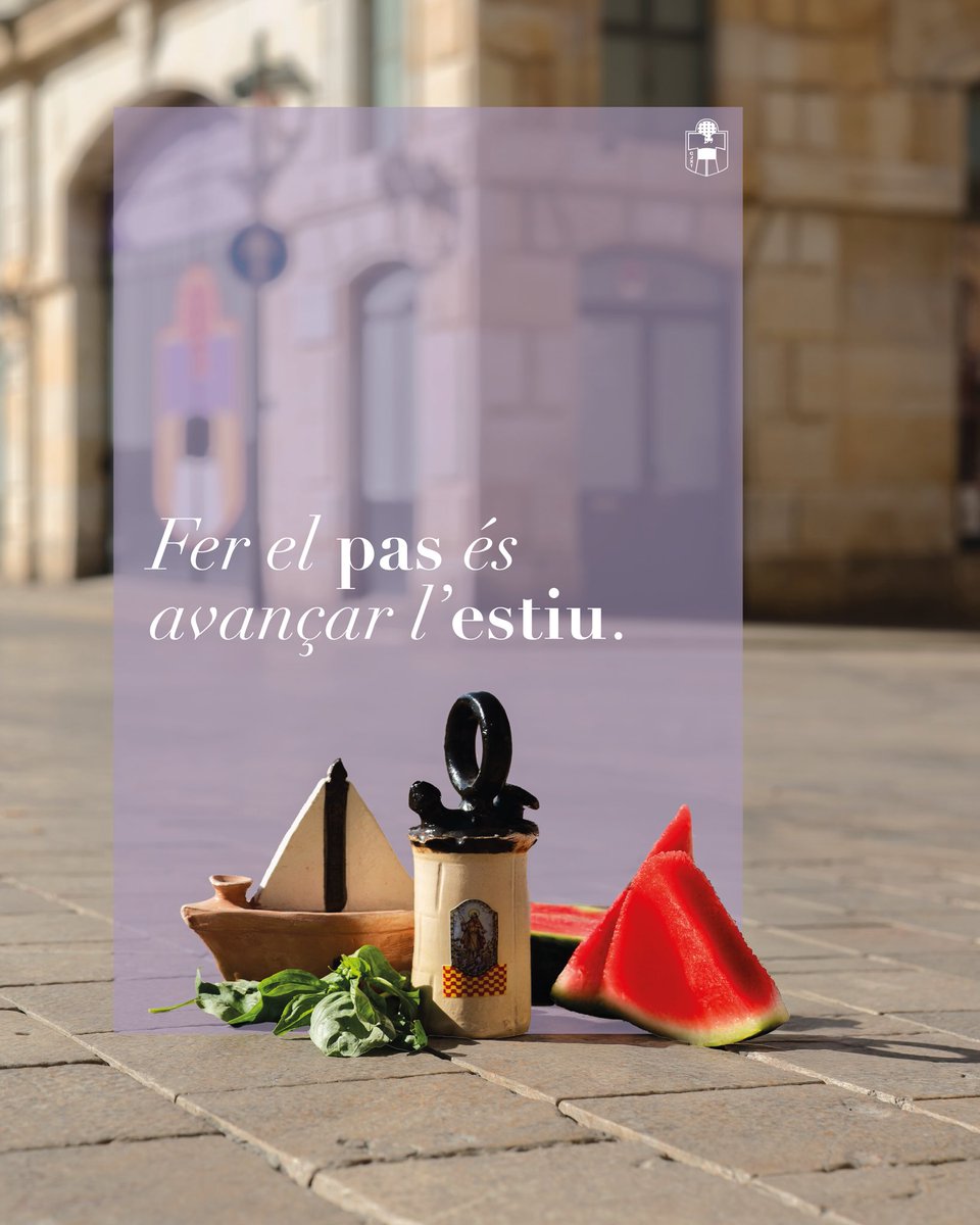 No és a l'agost, és al MARÇ.
#FemElPas 

#castells