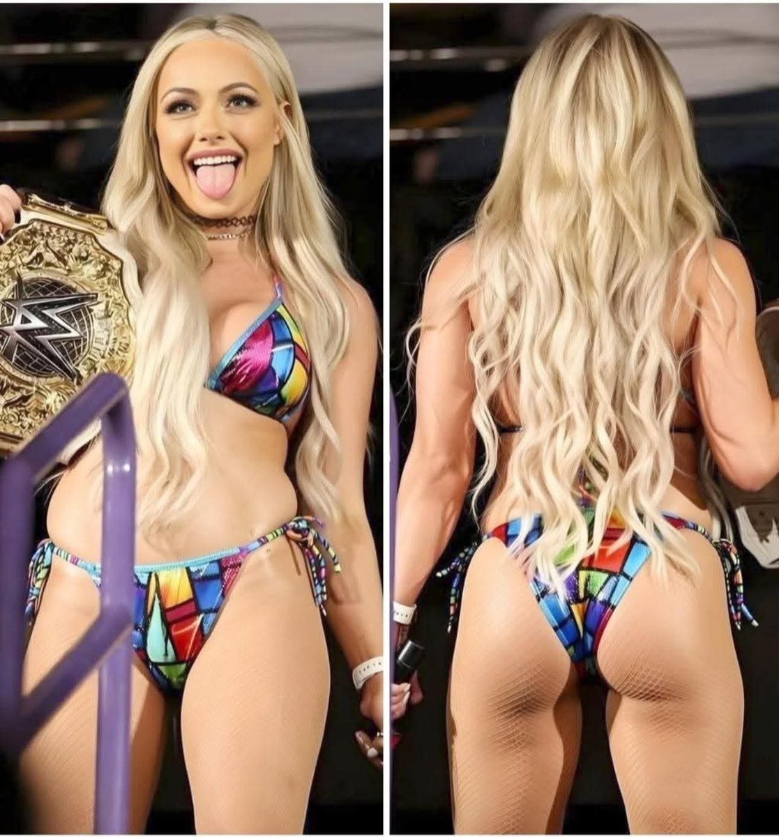 MMABabes's tweet photo. Liv Morgan is a legend from the other dimension https://t.co/SQPOY8Yzme
