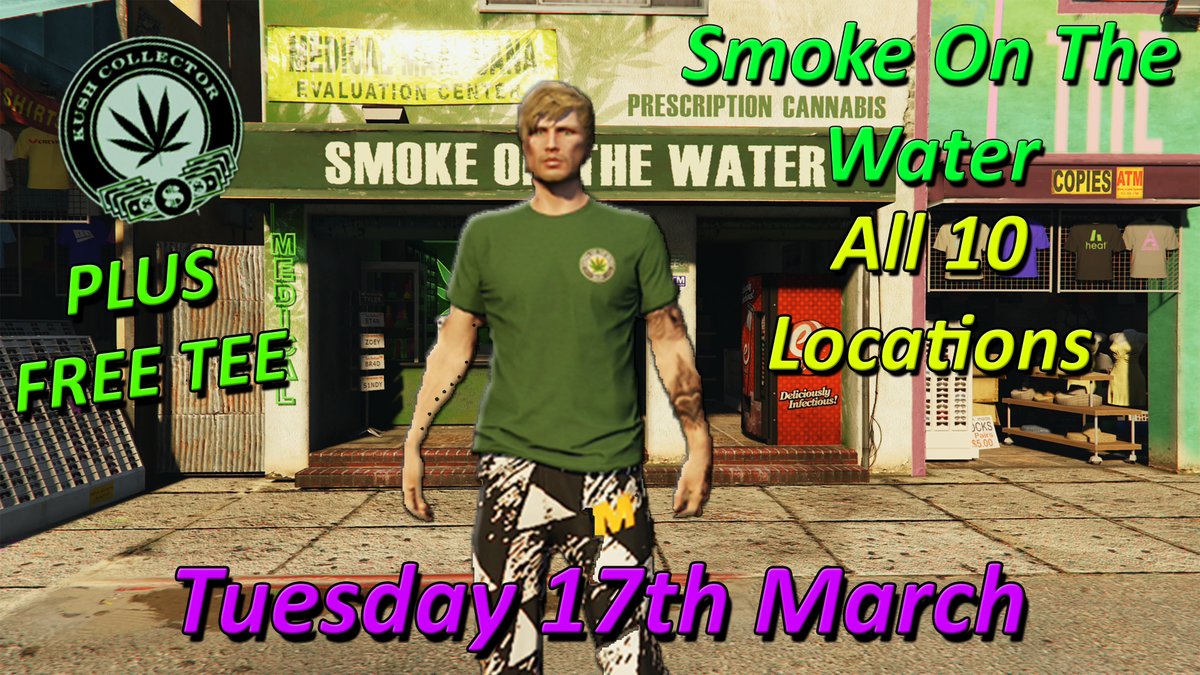 flyinscot35's tweet photo. Smoke On The Water Daily Collectible, All 10 Locations Tuesday 17th Marc... https://t.co/PHmmUPpOxO via @YouTube #GTA6 #GTAOnline #GTA5 #RockstarGames https://t.co/ErLgeZIrUf