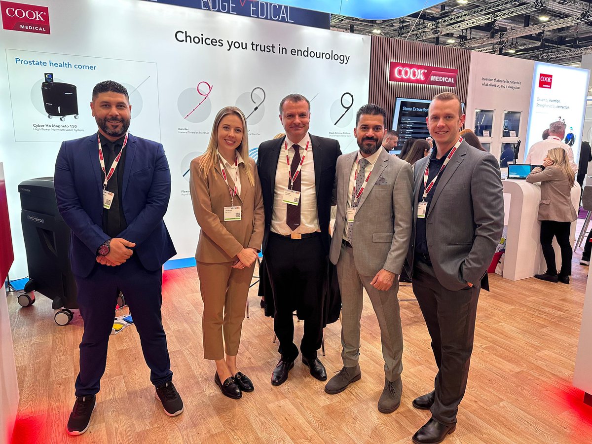 laurent_massart's tweet photo. Congratulations to our Distributors for their great involvement during the #EAU26 Congress in London ๐ฌ๐ง. Well done guys! ๐ A big thanks to Dr Ioannis Kartalas Goumas for the fabulous training provided to us. It was amazing. ๐๐ป๐๐ป๐๐ป #cookmedical #endourology #uniqueteam #education https://t.co/M8ZJEEOzGK