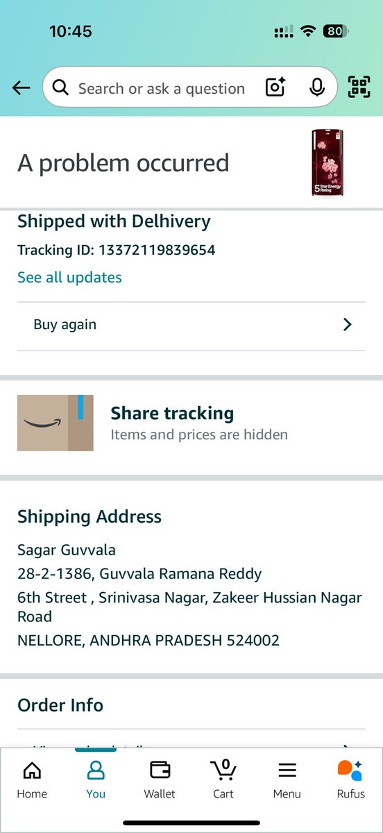 kingsagar15's tweet photo. @JeffBezos @AmazonHelp why the amazon customer service is such a rude people like amazon delivery guys in india , they didnt even care the customer time value and money , they didnt even think about customer humanly i want my order to be delivered with out re ordering https://t.co/tdxrCQKnAO