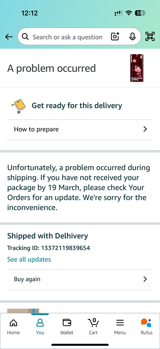 kingsagar15's tweet photo. @JeffBezos @AmazonHelp why the amazon customer service is such a rude people like amazon delivery guys in india , they didnt even care the customer time value and money, i am not satisified with customer care message , that they raised complaint, i want my order to be deliver https://t.co/l58ZRvw7LJ