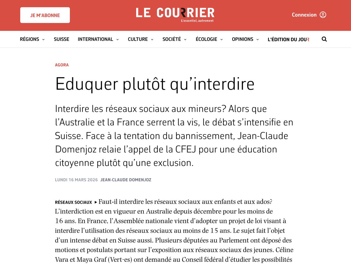 Éducation aux médias et à l'information tweet media