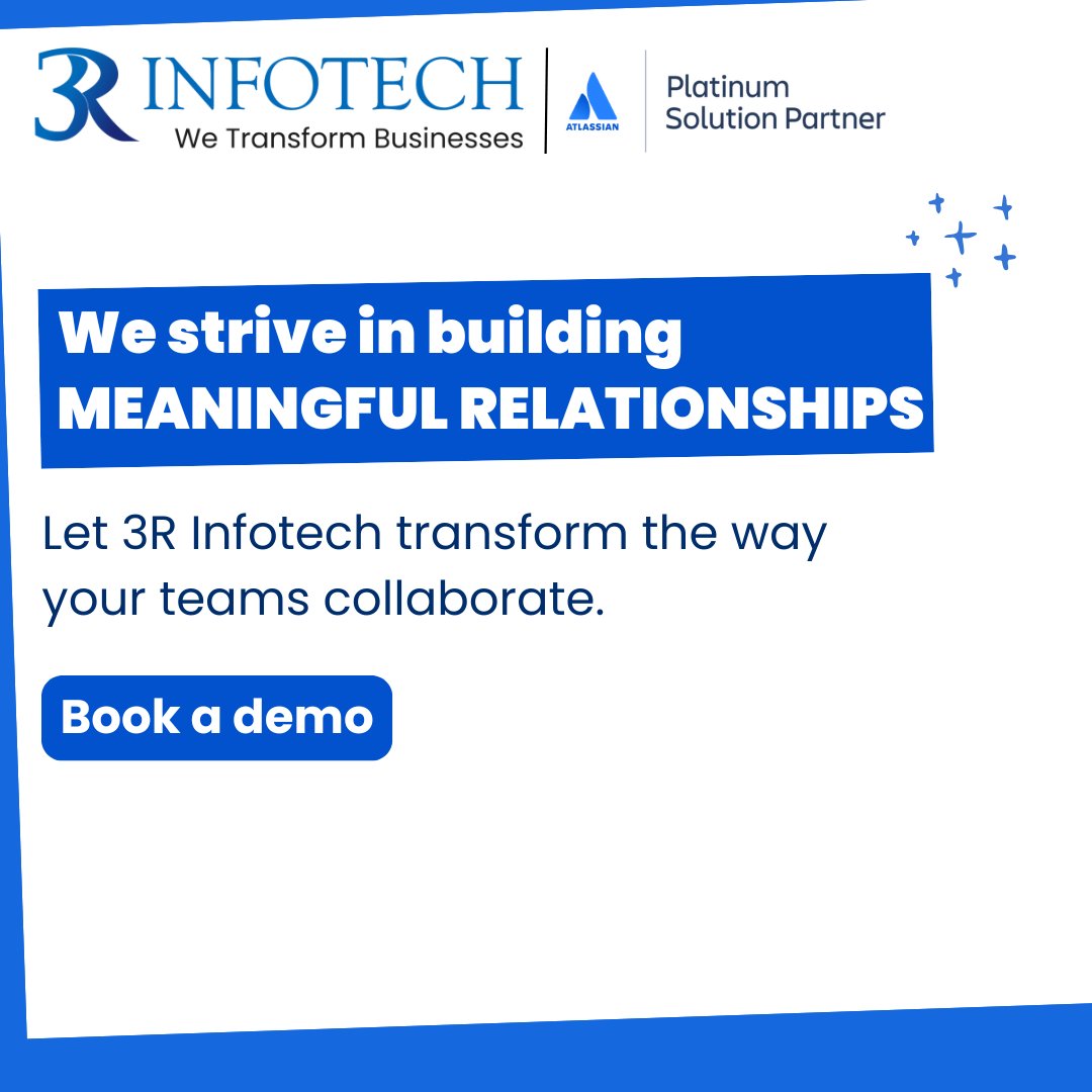 3RInfotech's tweet image. At @3RInfotech , we simplify complexity with tailored digital solutions that streamline operations, enhance collaboration, and future-proof your business. 

#3RInfotech #DigitalTransformation #Atlassian #AI