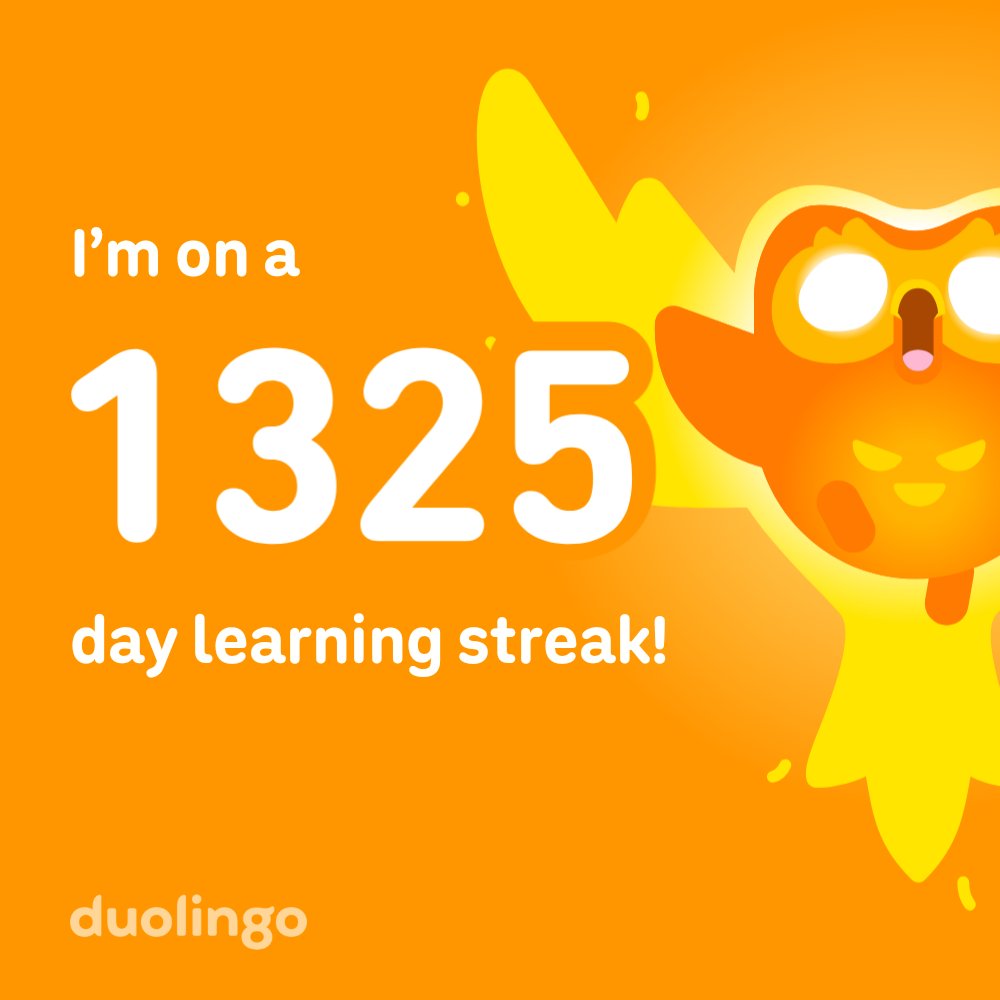 WJB_S's tweet photo. Learn a language with me for free! Duolingo is fun, and proven to work. Here’s my invite link: https://t.co/8l0zrSX59u https://t.co/mNZHVAidXS