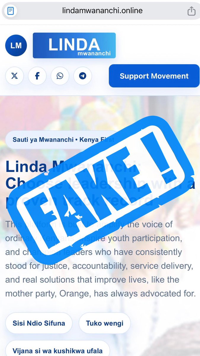 Our official website is lindamwananchi.com
@lindamwananchi_on x
@lindamwananchi_on IG
@lindamwananchi_on TikTok
Linda Mwananchi on FB
Please verify before submitting any information.