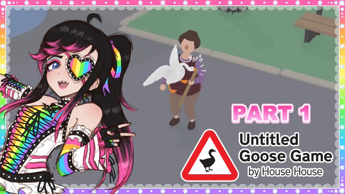 RBtheARTISAN's tweet photo. ❤️🧡💛💚💙💜🩷
RB Terrorizes the Local Populace!! 【Untitled Goose Game - Part 1】
⬇️ Watch here!!! ⬇️
https://t.co/pRiG8dW3AI
❤️🧡💛💚💙💜🩷
#Vtuber #VtuberEN #UntitledGooseGame #GooseGame https://t.co/g6Hl1DFjBA