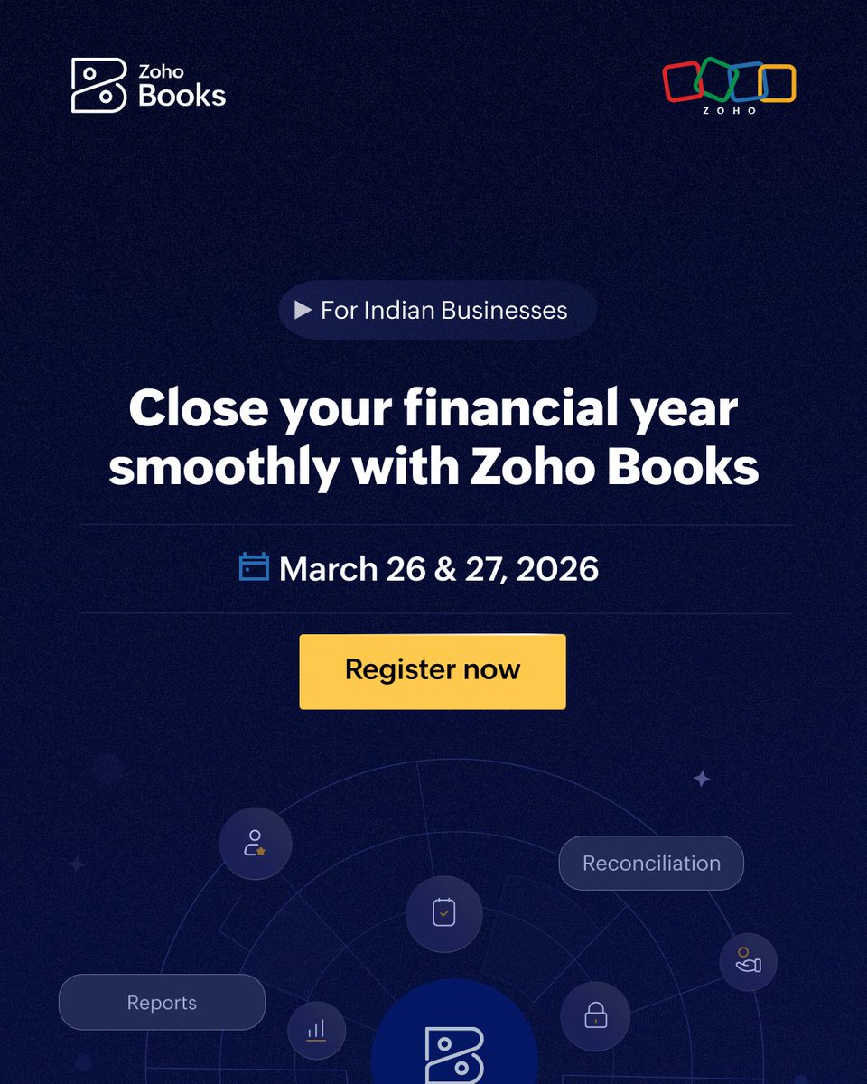 Zoho Books tweet media