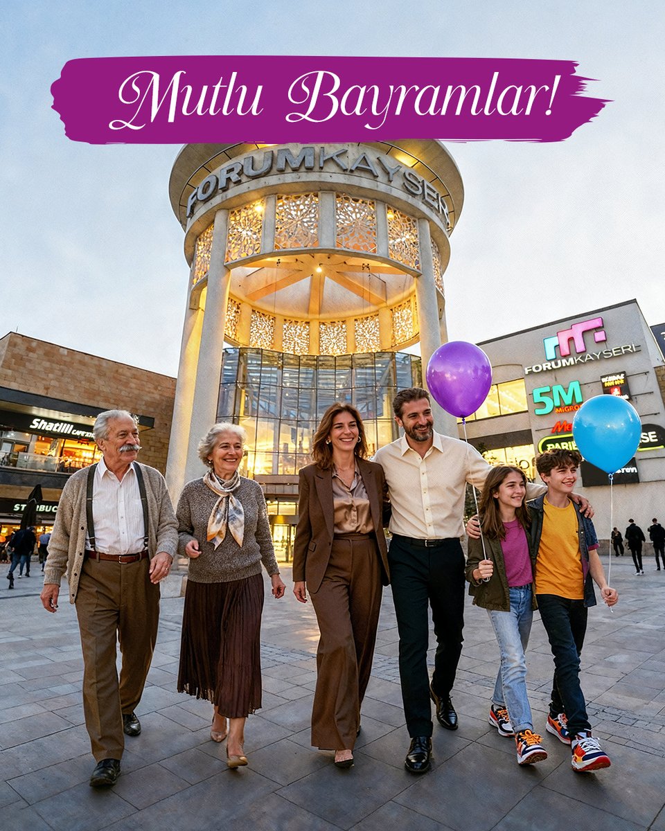 Birlik ve beraberliğin gücünü derinden hissettiğimiz, sevincin paylaştıkça çoğaldığı, mutlu bir bayram dileriz!🤍
#ForumKayseri