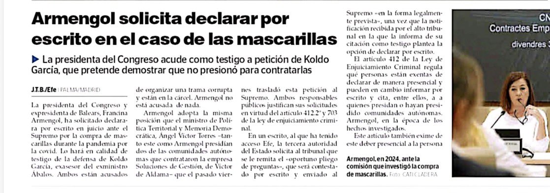 Si ya mintió en comisión de investigación , por escrito ni te cuento. 

Además no respondería ella.