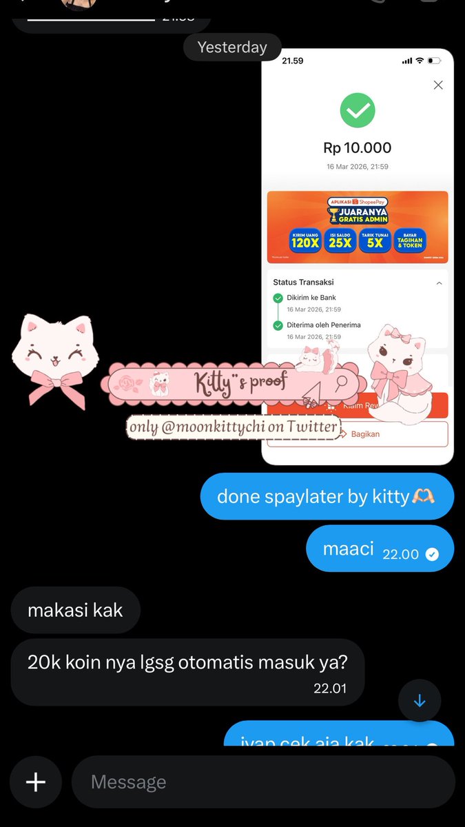 open job receh kitty🐾 tweet media