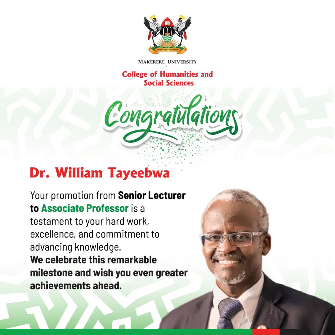 Makerere University CHUSS tweet media