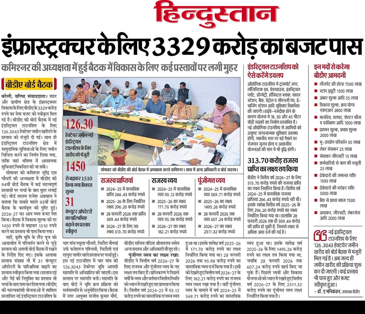 BDA (Bareilly Development Authority) tweet media