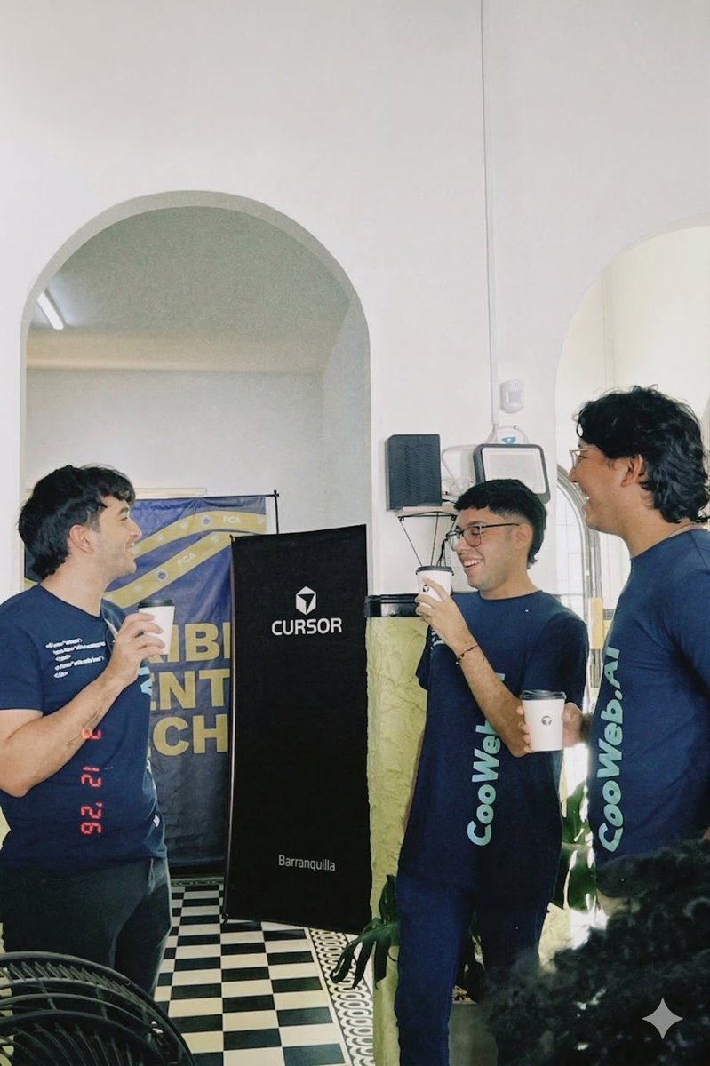 anuarharb's tweet photo. El jueves pasado organicé un hackaton de 3 horas en Barranquilla con @cursor_ai 

Hace dos años 3 horas te alcanzaban para hacer una landing page… hoy en día alcanzan para hacer una app médica, una plataforma para resolver conflictos con IA, un tutor de ajedrez con voz paisa. 😮 https://t.co/22S4Cs6POP
