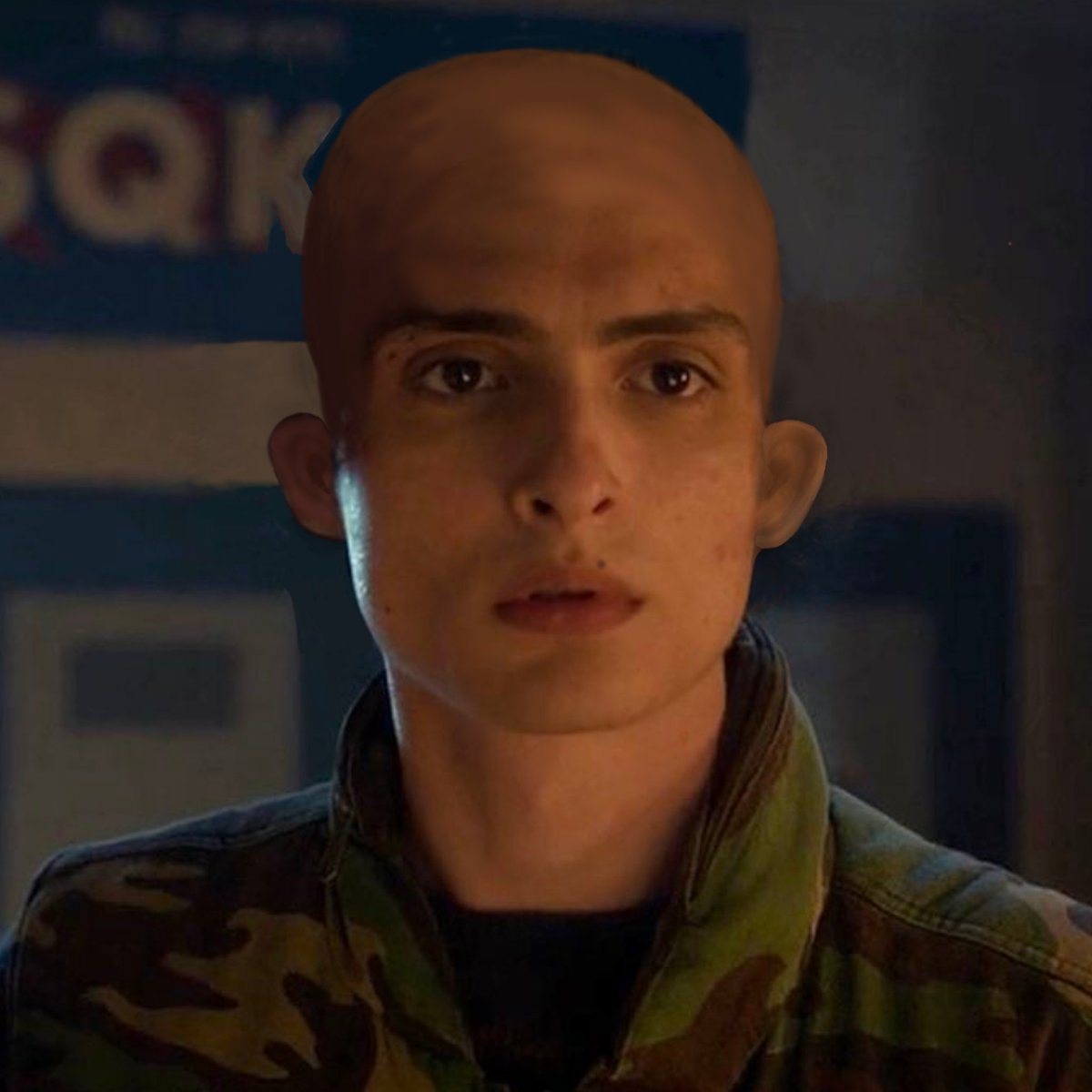 AO3 is down so I made Mike Wheeler bald