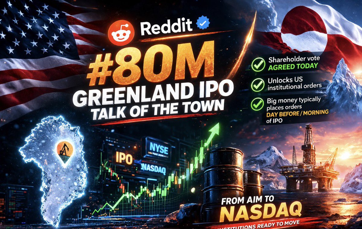 DavidBurton1971's tweet photo. Key point the market is missing right now… 👀

Once shareholder approval lands TODAY for $PELI ➡️  $GLND …the door opens for US institutional orders 🇺🇸 (great for #80M) 

And here’s how it REALLY works:

Having worked on a new issue bond desk covering major US IPOs…

📊 Big money doesn’t show early
📊 Orders typically come day before / morning of IPO
📊 Institutions wait for certainty (vote cleared ✔️)

So the current “quiet” doesn’t mean lack of demand…
It means they’re waiting in the wings

If/when approval drops…
that’s when the book can build FAST ⚡

Retail sees the story…
Institutions bring the size 💰

🍀 Could get very interesting from here

#80M #GLND #NasdaqIPO #SmallCaps #OilAndGas