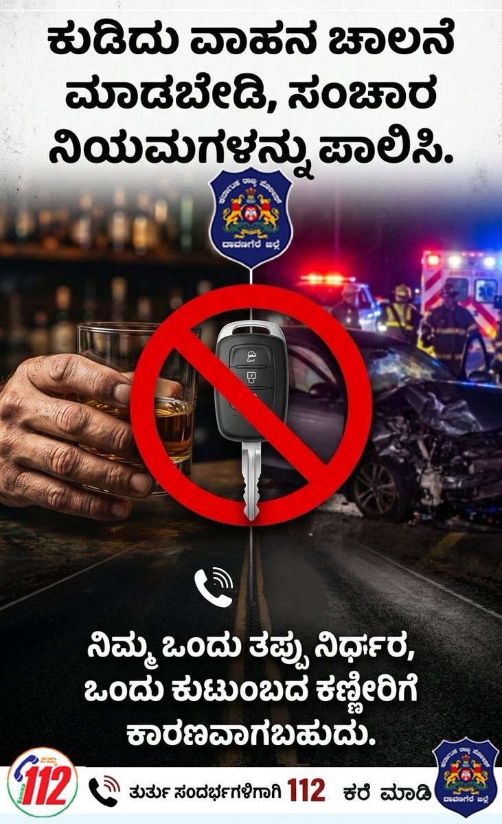 Davanagere District Police tweet media