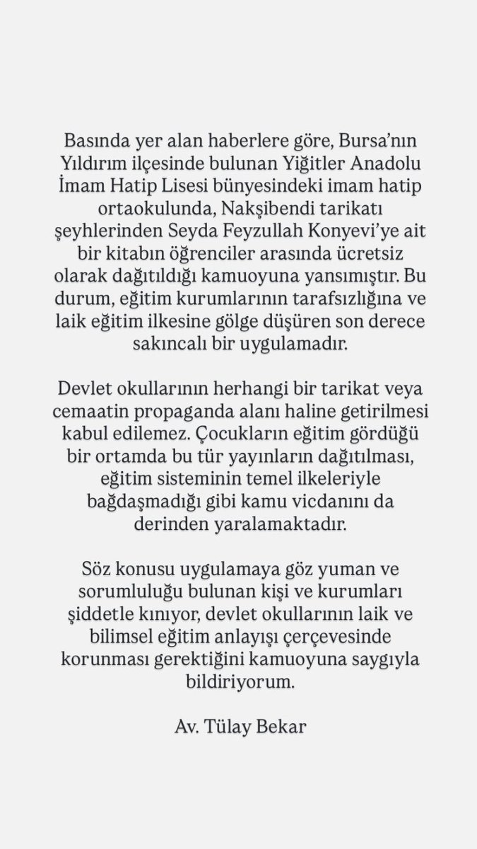 Av.Tülay BEKAR (@av_tulaybekar) on Twitter photo 