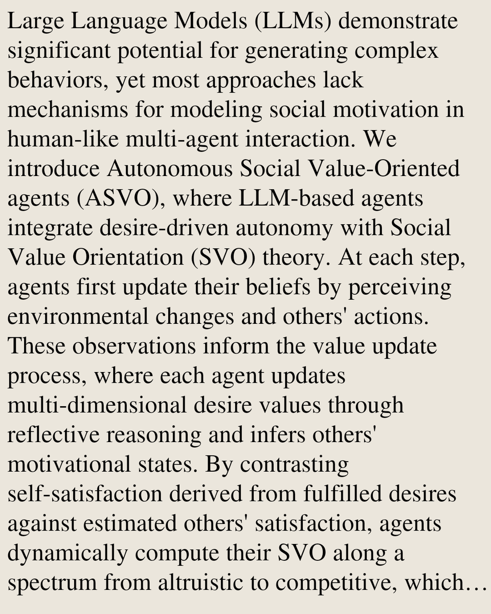 Multiagent Systems arXiv tweet media