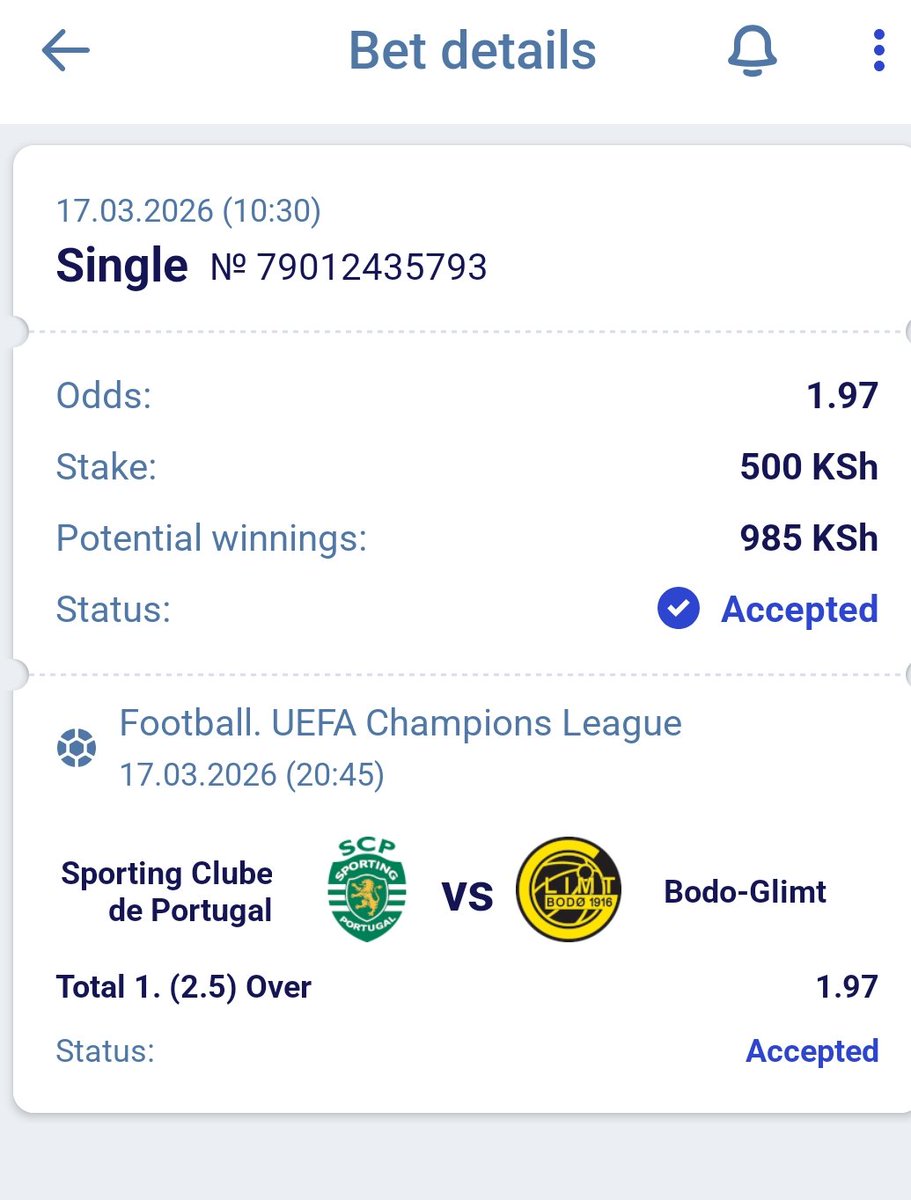 riltips's tweet photo. Free single🔥
17/03
Tuesday 
Over 2.5 match 
Get more https://t.co/vKTM6zCYuP 
                     https://t.co/vKTM6zCYuP https://t.co/jlzZBFpeQj