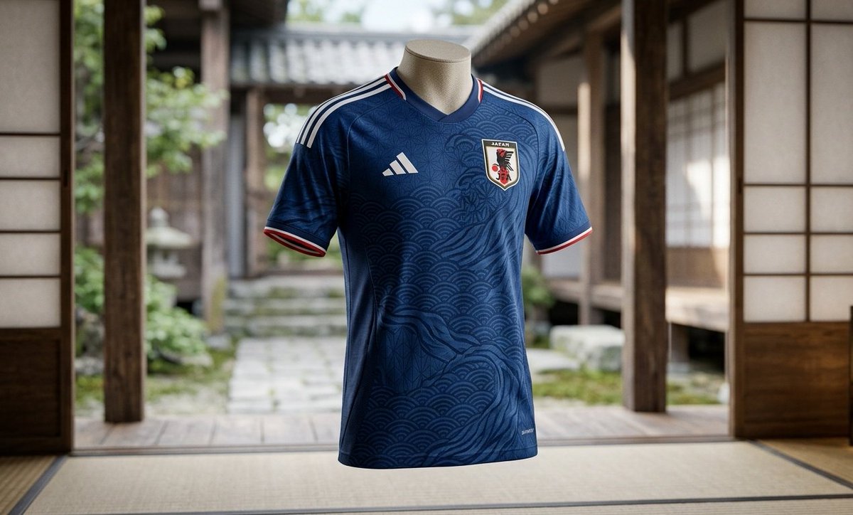 kitlabdesign's tweet photo. @SoccerKingJP Made this Japan 2026 kit concept 🇯🇵
What do you think? https://t.co/3gvujtKtoP