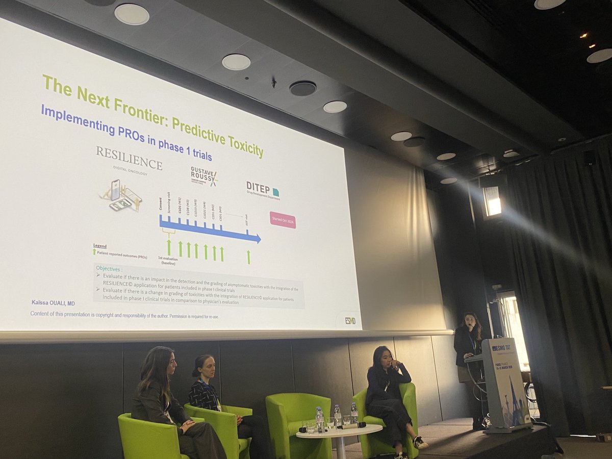 drcmassard's tweet image. Phase 1, IND and toxicity management @myESMO #ESMOTAT26 with YOC: our first mission to better define dose and toxicites with new design and new tools with #Dr Kaissa Ouali ⁦@GustaveRoussy⁩ ⁦@GRAlumni⁩ and #Madeline Pe ⁦@EortcT⁩